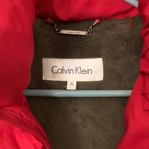 Calvin Klein Fleeced Lined Puffer Jacket. XS-‎ S flaw - Picture 6 of 12
